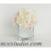 RG Style Artificial Silk Peonies Rose Floral Arrangements in Decorative Vase RGST1064