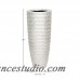 Cole Grey Polystone Capiz Vase COGR6033