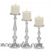 Cole Grey 3 Piece Aluminum Candlesticks Set COGR1016