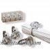 WholeHouseWorlds Diamond Solitaire Big Bling Napkin Ring WHWO1048