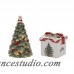 Spode Christmas Tree Figural 2 Piece Tree and Gift Box Salt and Pepper Set SPD2059