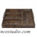 Cheungs Natural Wood Compartment Tray with Chrome Handle HEU3759