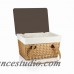 Picnic Time Canasta Grande Natural Flat Lid Basket PCT4081